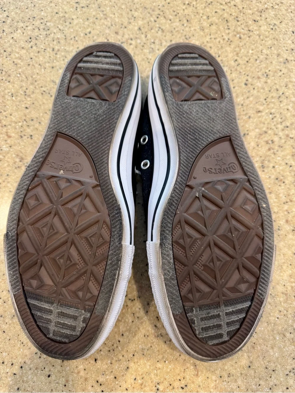 Converse Black and White Low Top Slip-in Sneakers